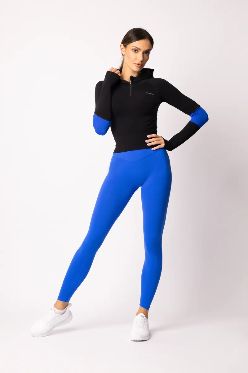 Spaio SPAIO FELPA ADAPT – DOUBLE COLOUR COBALT/BLACK Fino Al -60%