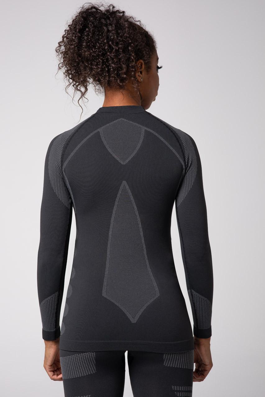 Spaio SPAIO MAGLIETTA TERMOATTIVA CON MANICHE LUNGHE THERMO-EVO DONNA GRIGIO/GRIGIO CHIARO Outlet