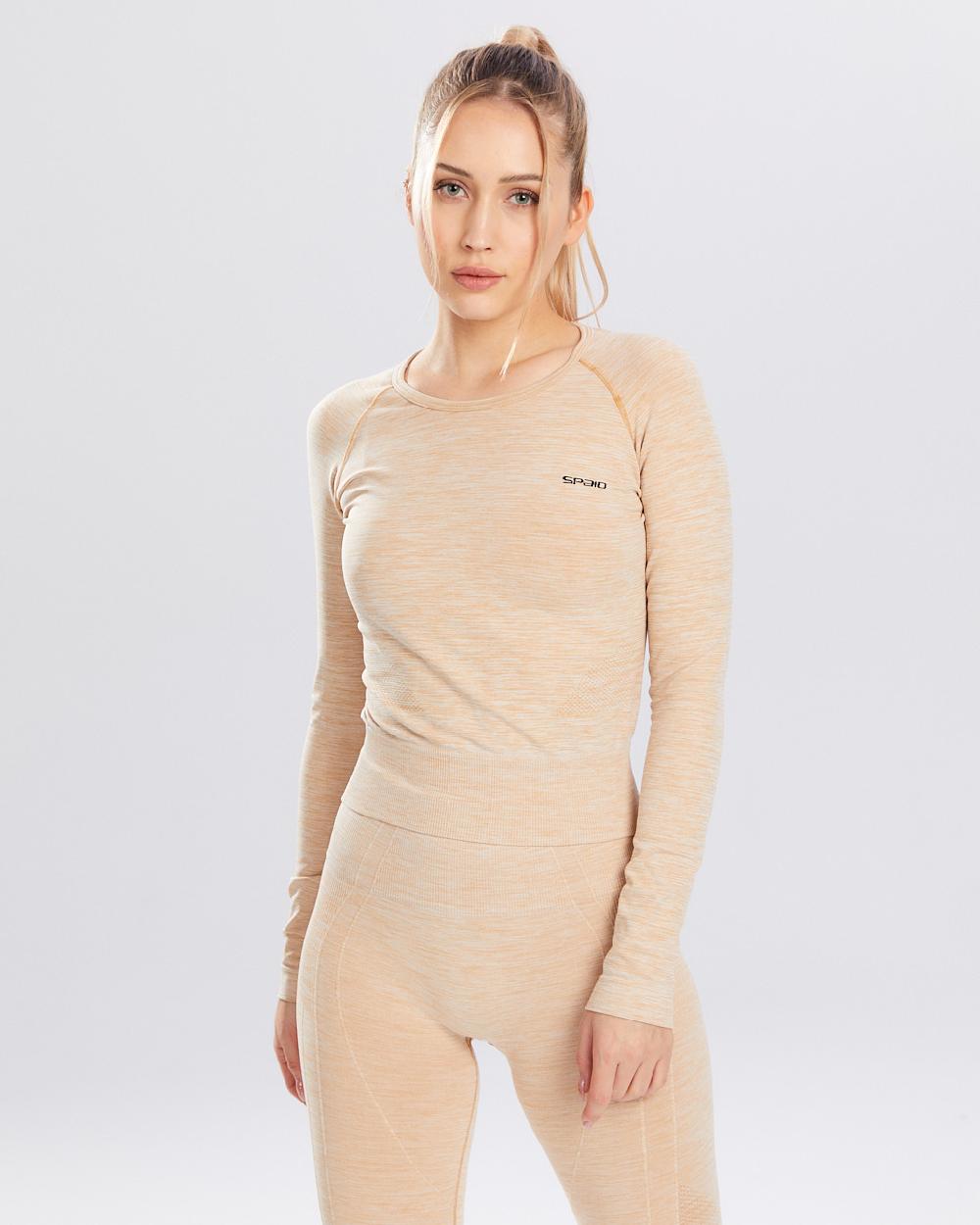 Spaio SPAIO RASHGUARD MELANGE MANICHE LUNGHE ICED COFFEE Offerte