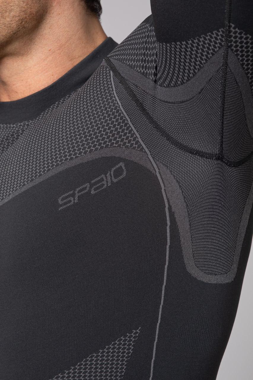 Spaio SPAIO MAGLIETTA TERMOATTIVA CON MANICHE LUNGHE "THERMO-EVO" UOMO GRIGIO/GRIGIO CHIARO 2025
