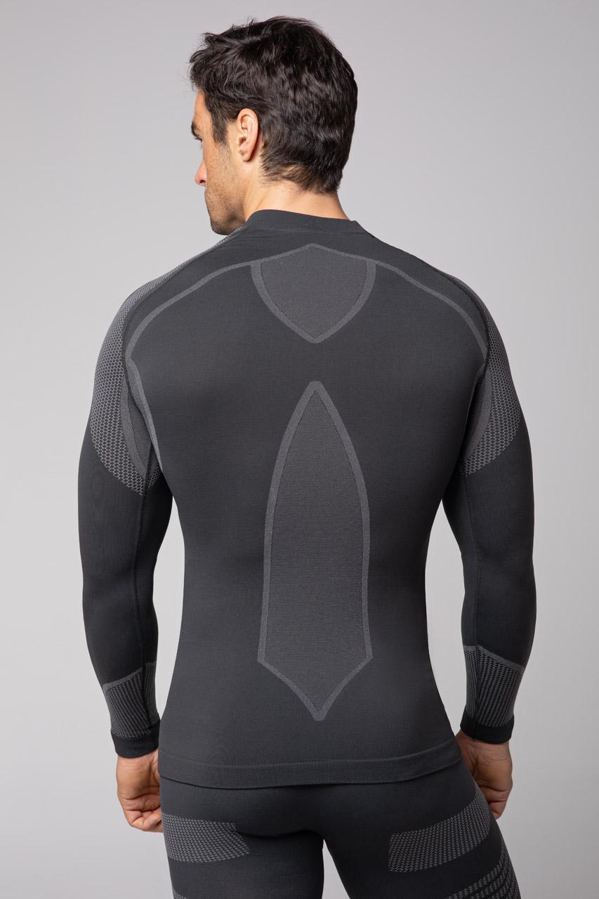 Spaio SPAIO MAGLIETTA TERMOATTIVA CON MANICHE LUNGHE "THERMO-EVO" UOMO GRIGIO/GRIGIO CHIARO 2025