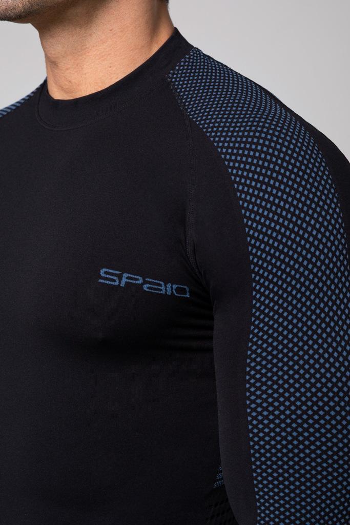 Spaio SPAIO MAGLIA M/L TERMOATTIVA "FIERCE" NERO/BLU In Linea