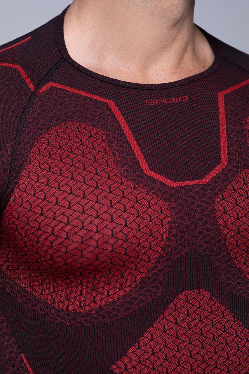 Spaio SPAIO MAGIETTA TERMOATTIVA „ADRENALINE” UOMO NERO/ROSSO Spedizione Gratuita