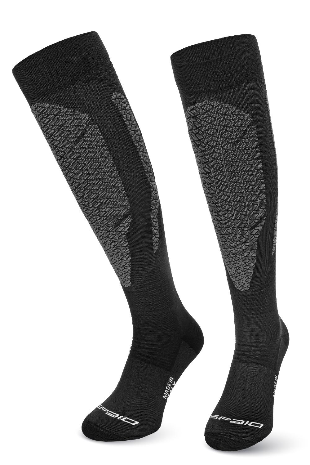 Spaio SPAIO CALZE LUNGHE COOLMAX "ADRENALINE" NERO/GRIGIO Convenienza