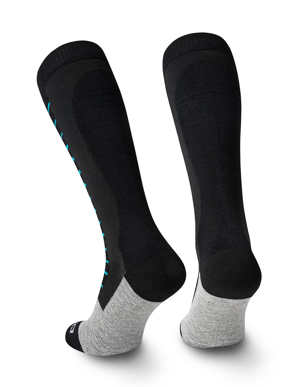 Spaio SPAIO calze da sci compressive FIERCE BLACK/WHITE/BLUE In Vendita