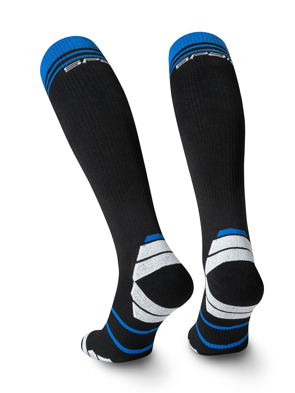 Spaio SPAIO calze da sci SKI SOCKS 01 BLACK/WHITE/BLUE Vendite Flash