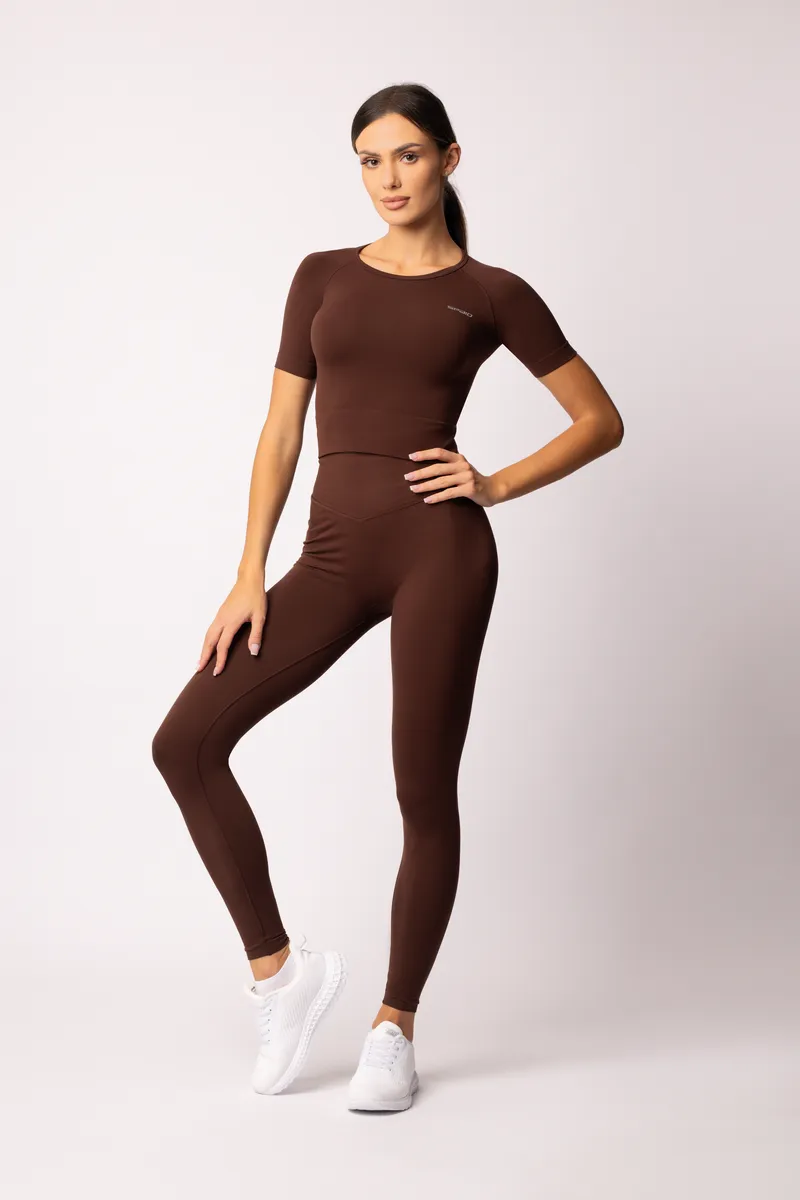 Spaio SPAIO RASHGUARD ADAPT MANICA CORTA COFFEE 2025