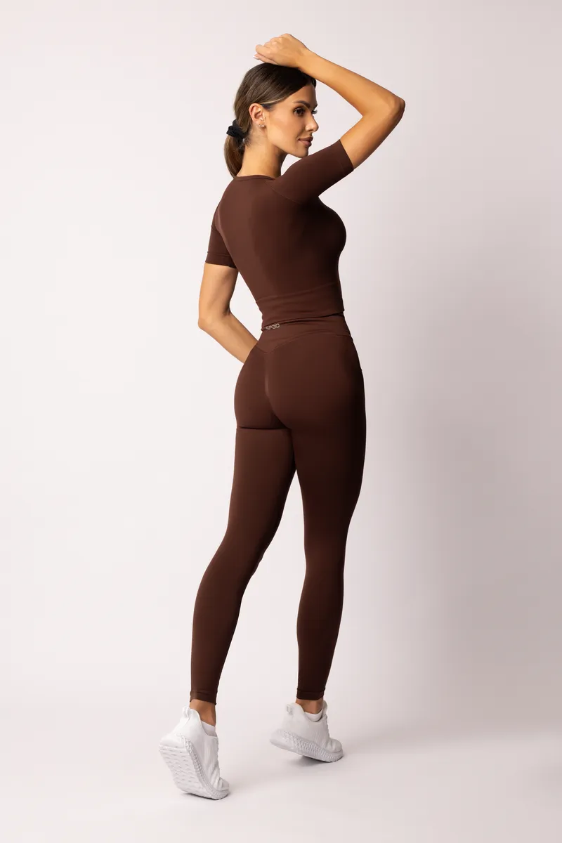 Spaio SPAIO RASHGUARD ADAPT MANICA CORTA COFFEE 2025
