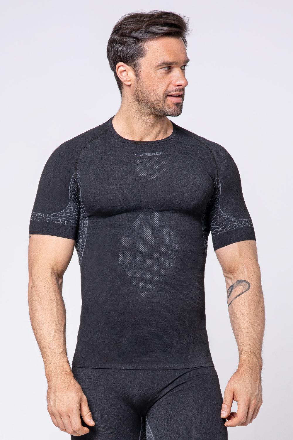 Spaio SPAIO M/C MAGLIA BREEZE UOMO NERO/GRIGIO Convenienza