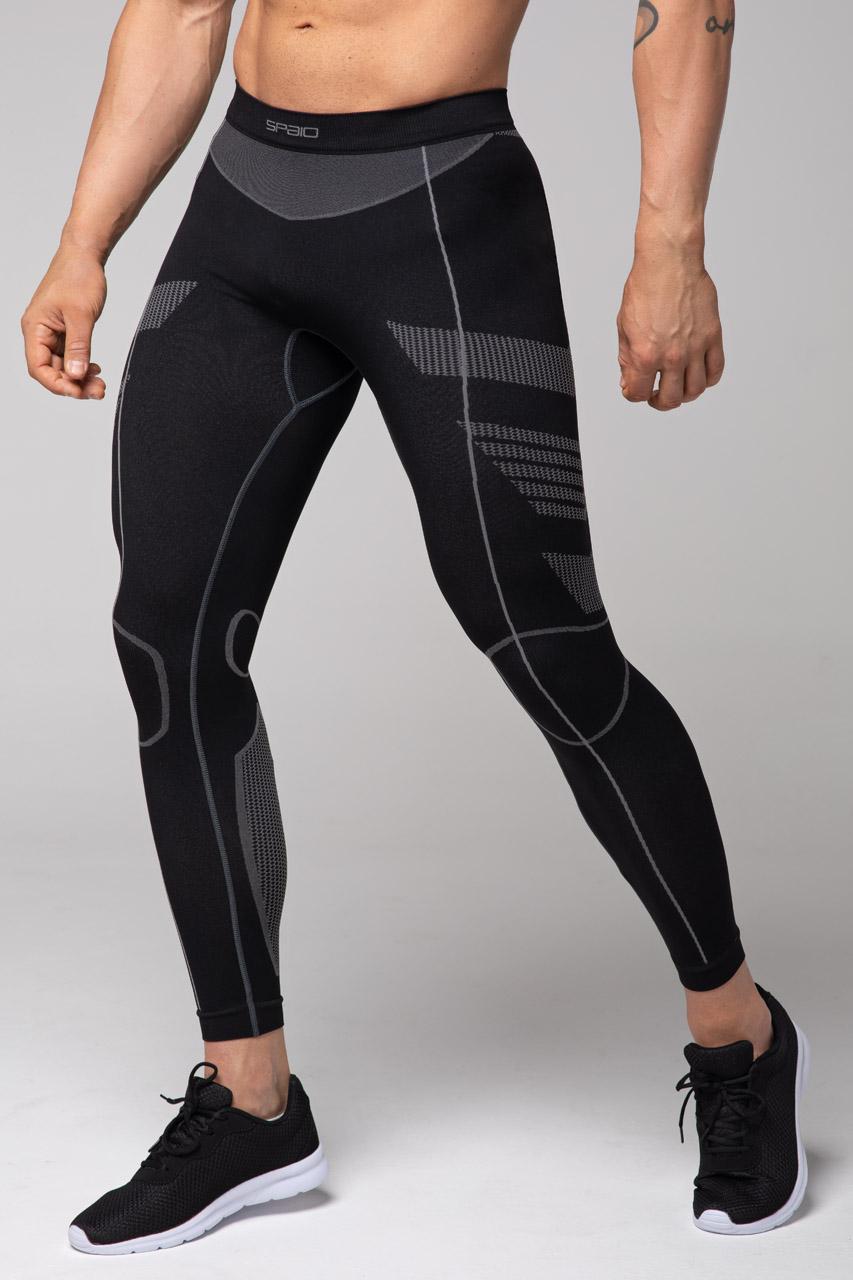 Spaio SPAIO LEGGINS TERMOATTIVI "THERMO-EVO" UOMO NERO/GRIGIO Saldi