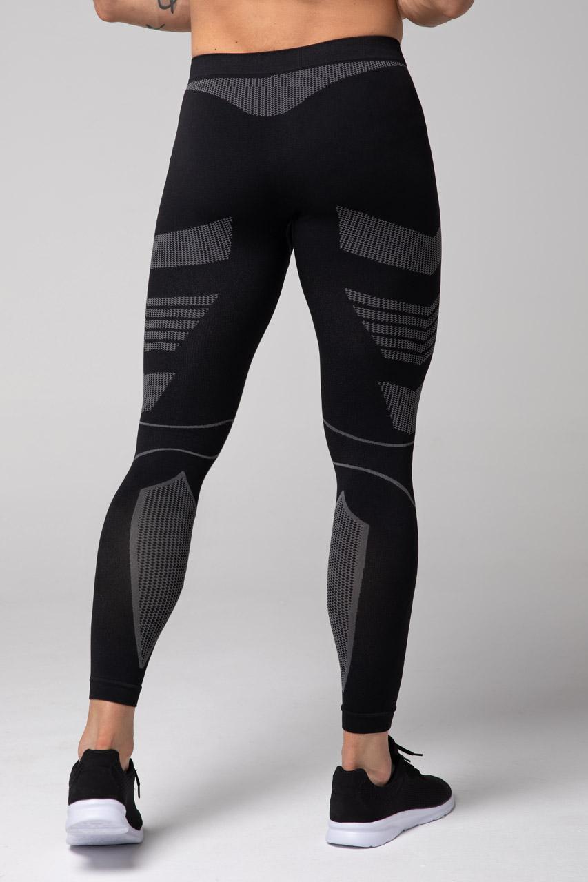 Spaio SPAIO LEGGINS TERMOATTIVI "THERMO-EVO" UOMO NERO/GRIGIO Saldi