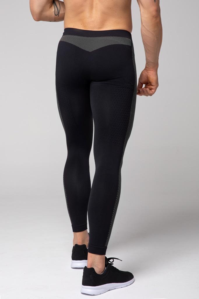Spaio SPAIO LEGGINGS TERMOATTIVI "FIERCE" NERO/GRIGIO Vendita Economica