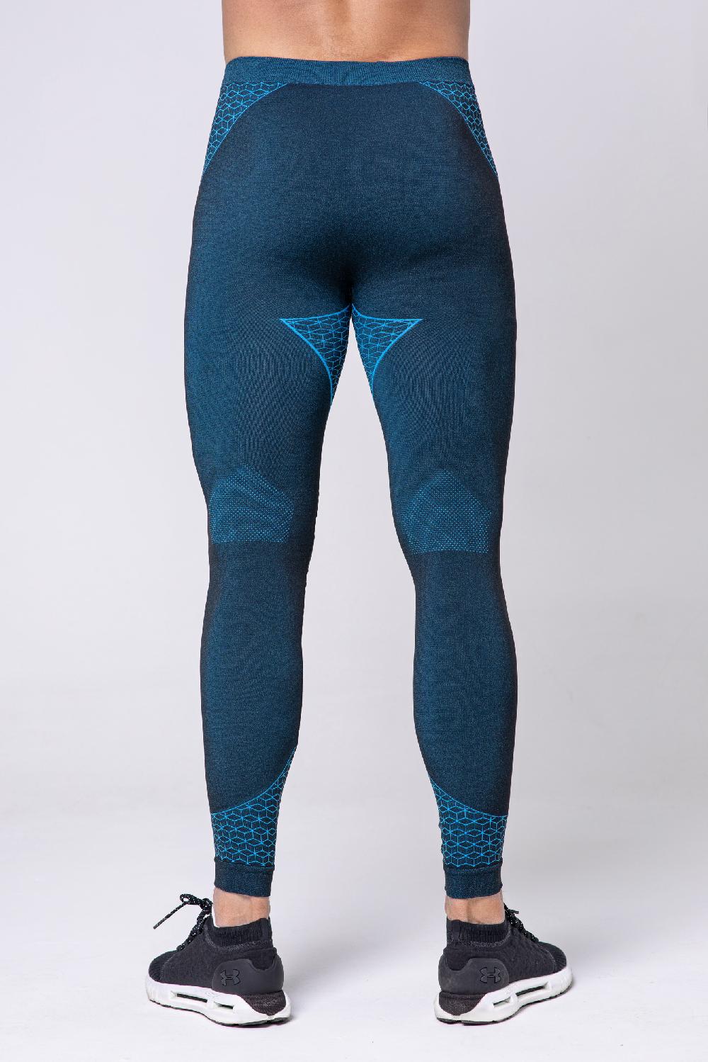 Spaio SPAIO LEGGINGS BREEZE UOMO NERO/BLU In Saldo