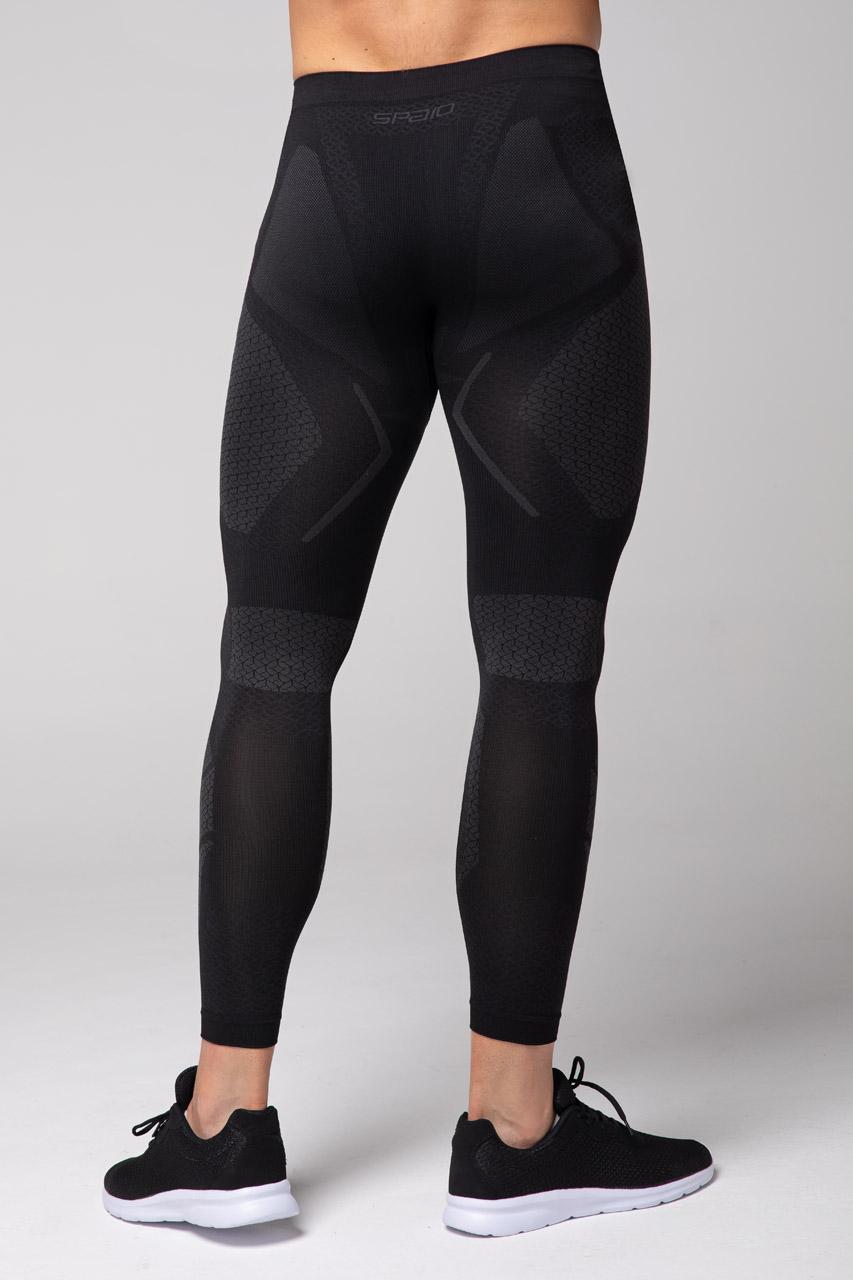 Spaio SPAIO LEGGINS TERMOATTIVI "ADRENALINE" UOMO NERO/GRIGIO 2025