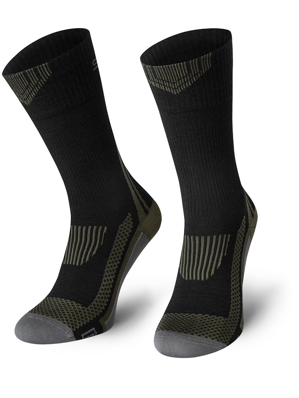 Spaio SPAIO Calze da trekking a compressione TACTICAL BLACK/KHAKI Economico