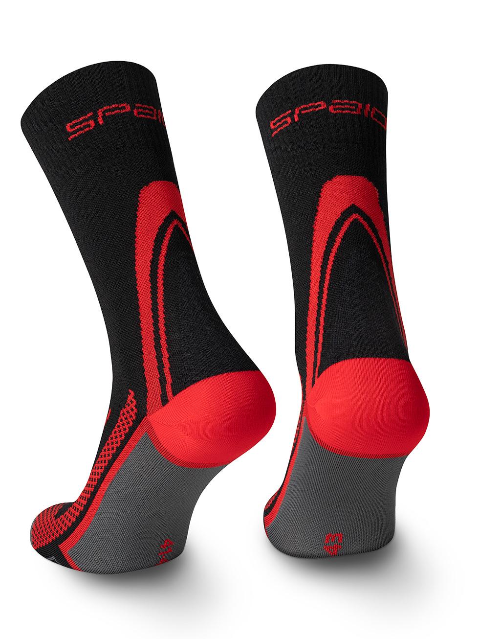 Spaio SPAIO Calze da trekking a compressione TACTICAL BLACK/RED Online