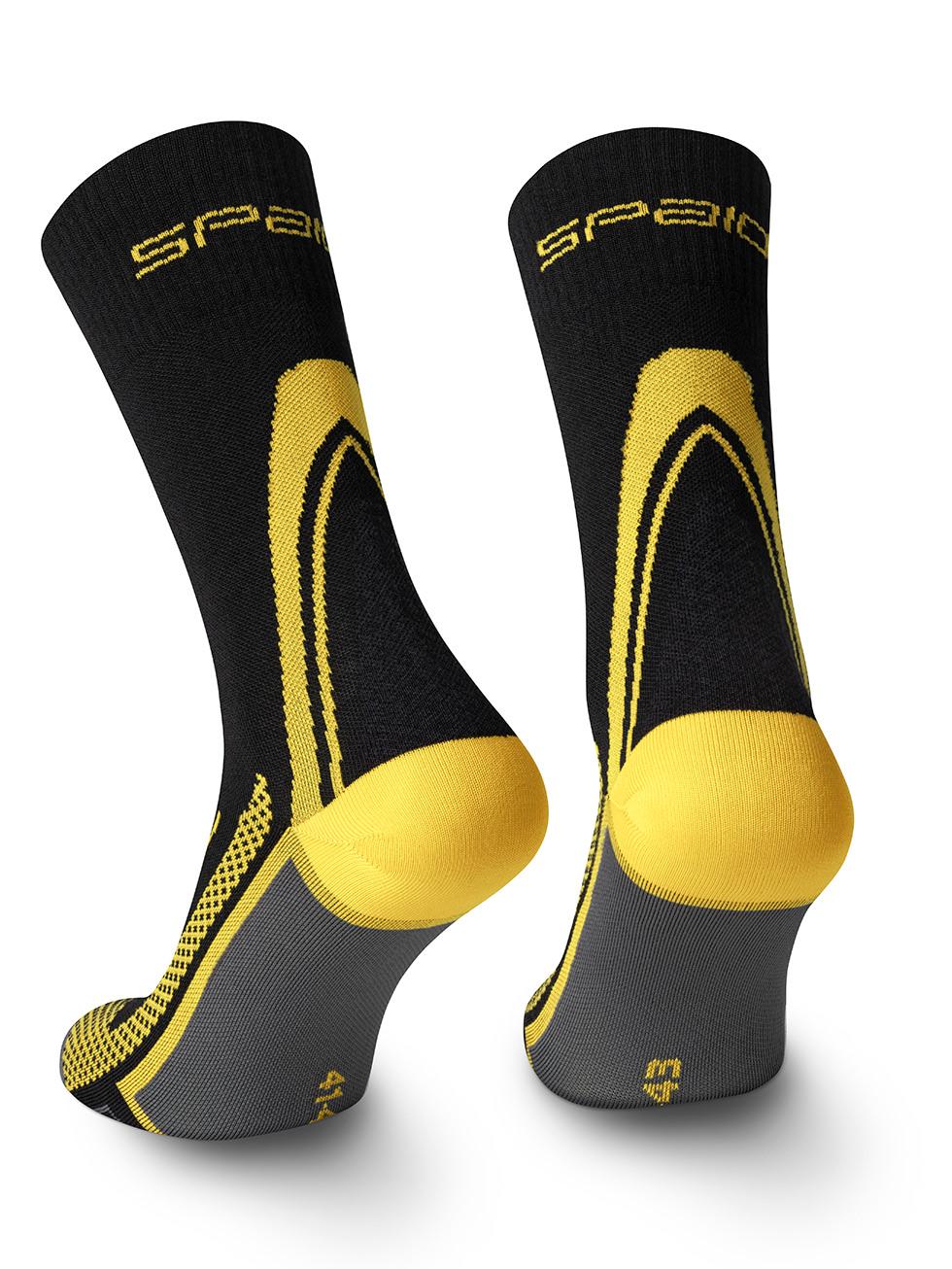 Spaio SPAIO Calze da trekking a compressione TACTICAL BLACK/YELLOW Outlet