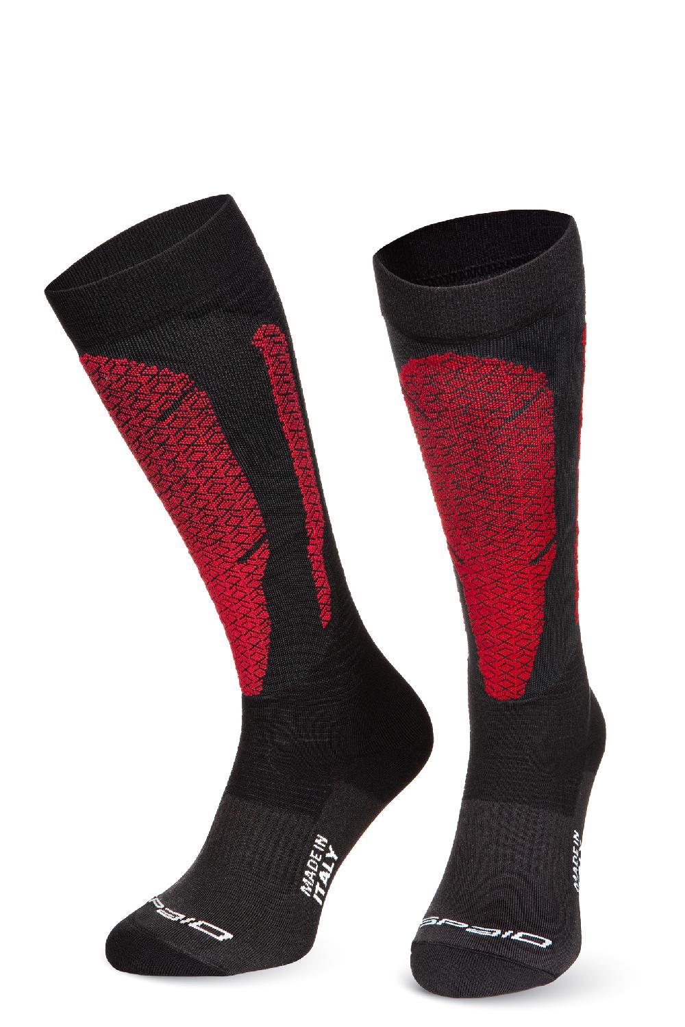 Spaio SPAIO CALZE COOLMAX "ADRENALINE" NERO/ROSSO In Vendita