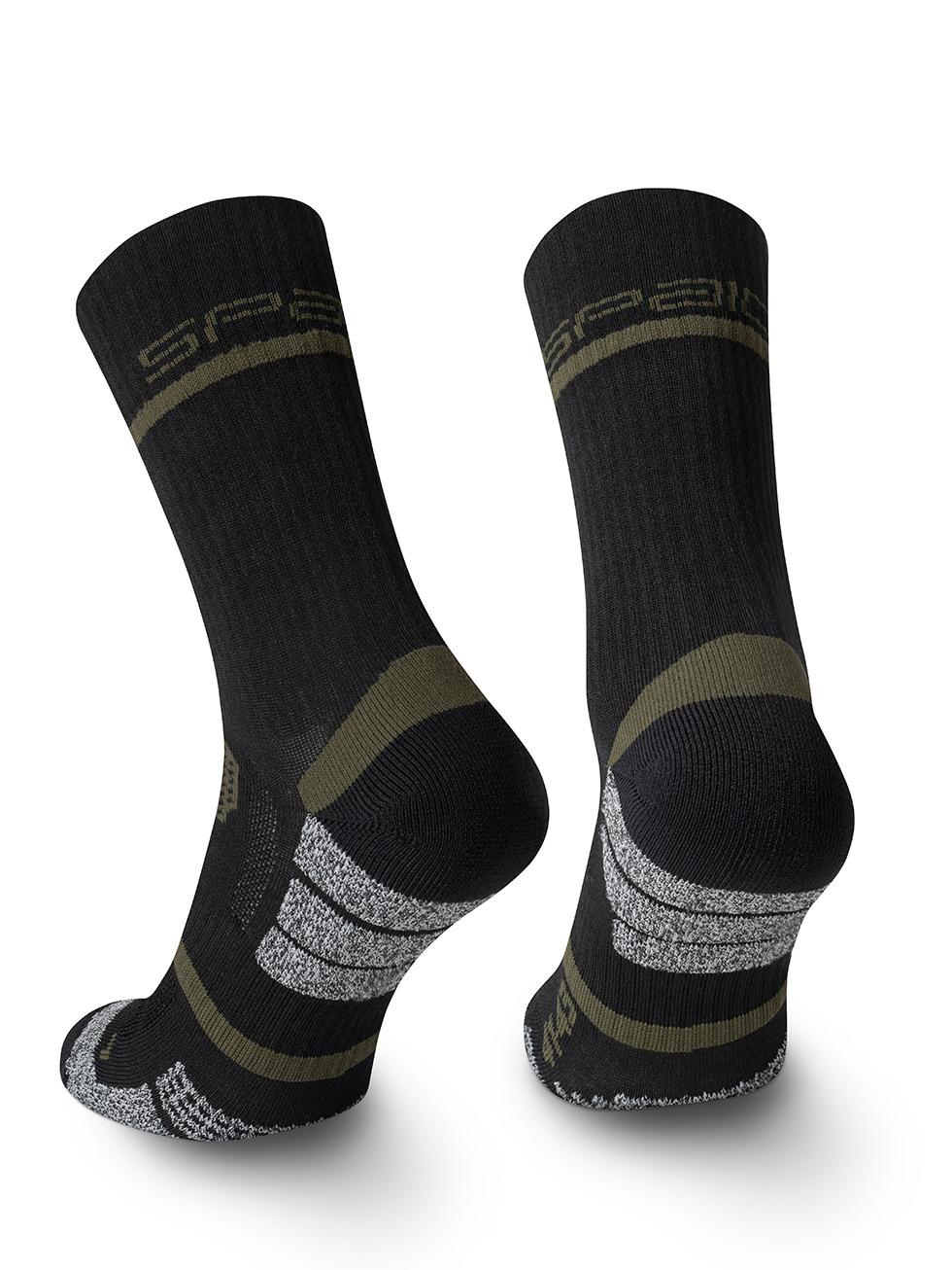 Spaio SPAIO CALZINI DA TREKKING TREKKING SOCKS ALPHA BLACK/KHAKI Offerte