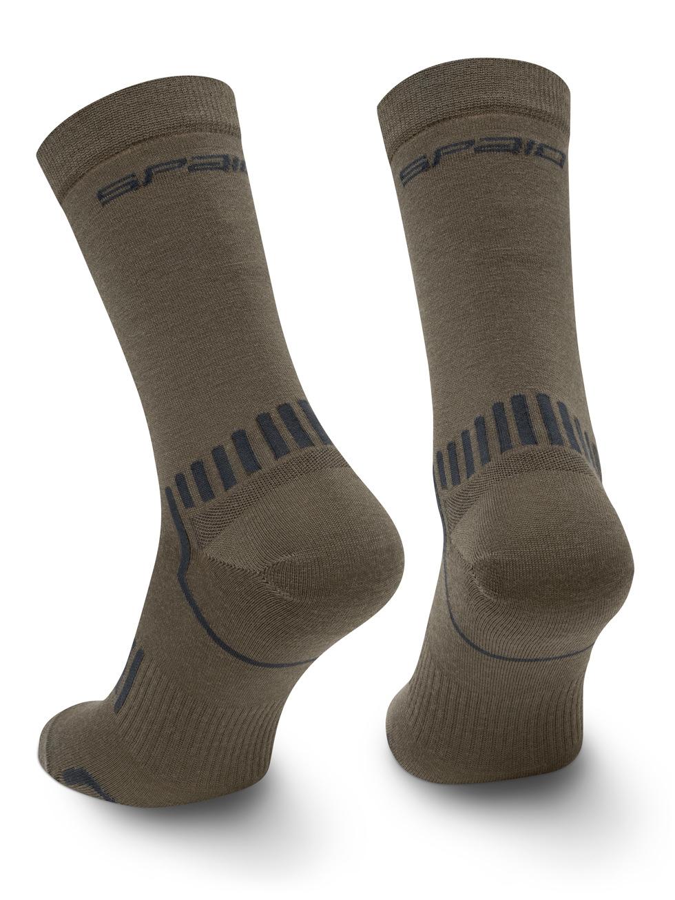Spaio SPAIO CALZINI DA TREKKING ALPHA 02 KHAKI/ BLACK I Più Venduti