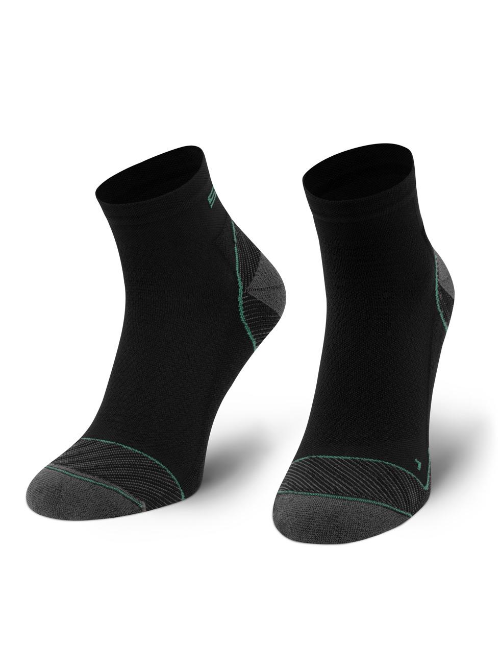 Spaio SPAIO CALZINI DA CORSA RUNNING 03 BLACK/GREEN Nuovo