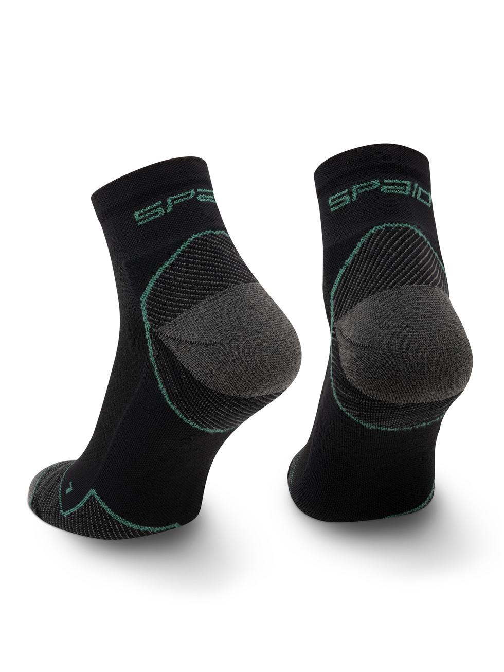 Spaio SPAIO CALZINI DA CORSA RUNNING 03 BLACK/GREEN Nuovo