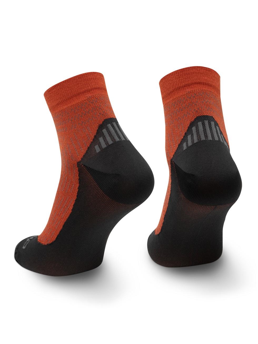 Spaio SPAIO CALZINI DA TREKKING CONFIDENCE BLACK/ ORANGE Promozione