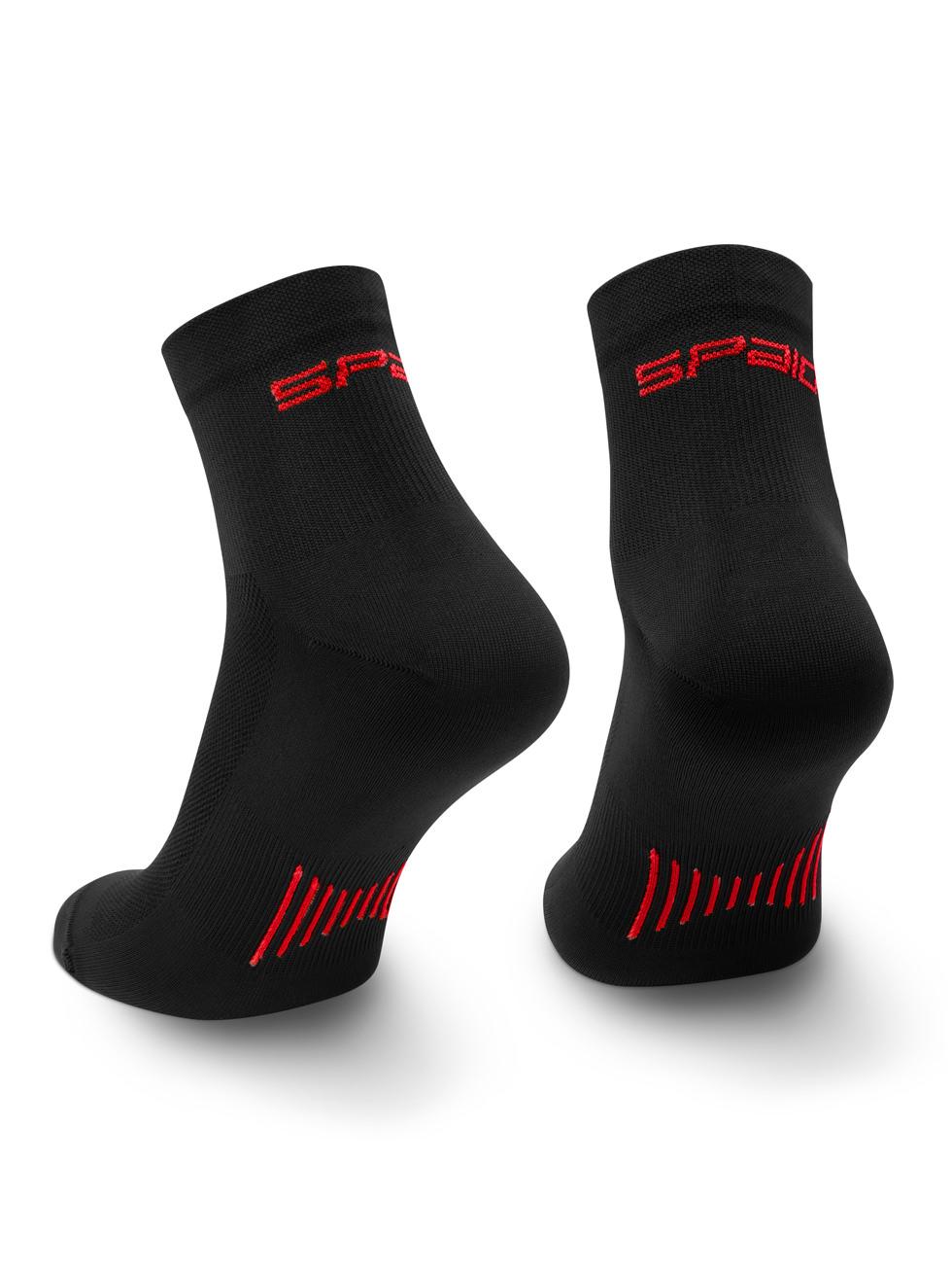 Spaio SPAIO CALZINI DA CORSA RUNNING 01 BLACK/ RED Fino Al -60%