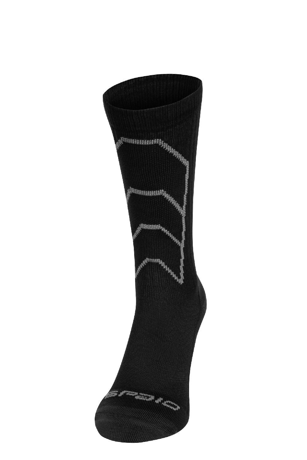 Spaio CALZE A COMPRESSIONE "RAPID" NERO/GRIGIO Economico