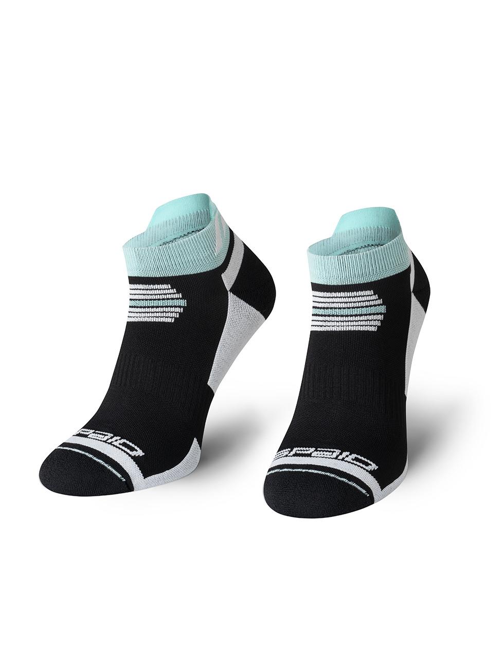 Spaio SPAIO CALZINI DA CORSA RUNNING 02 BLACK/LIGHT BLUE/WHITE In Vendita