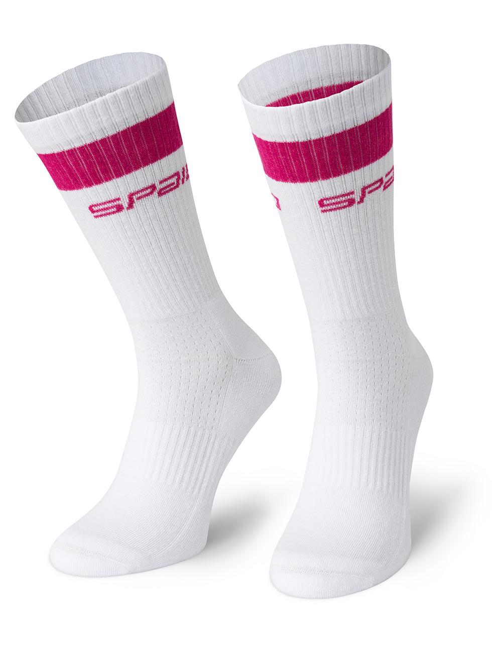 Spaio CALZINI SPAIO FLEX 02 WHITE/VIVA MAGENTA Italia