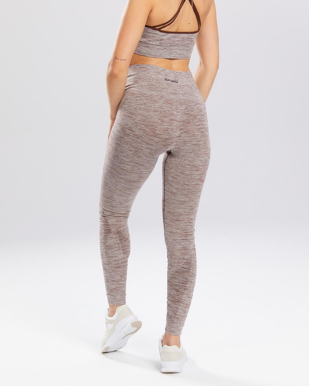 Spaio SPAIO LEGGINSY MELANGE COFFEE Saldi Di Fabbrica