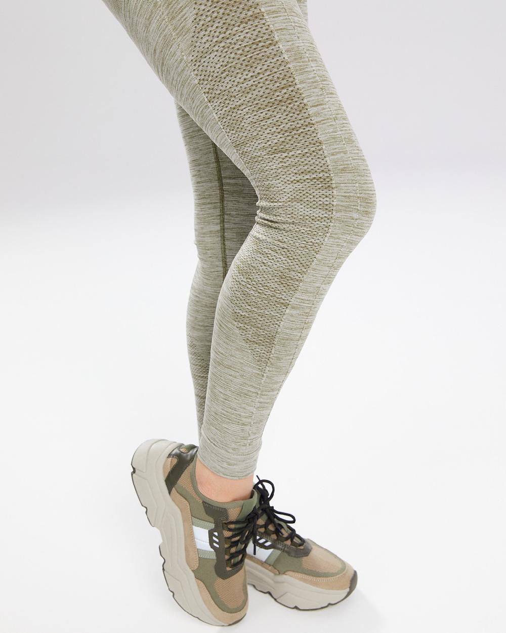 Spaio SPAIO LEGGINSY MELANGE KHAKI Vendite Flash