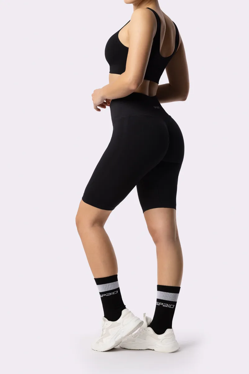 Spaio SPAIO ADAPT BIKER SHORTS BLACK BLACK Nuovo