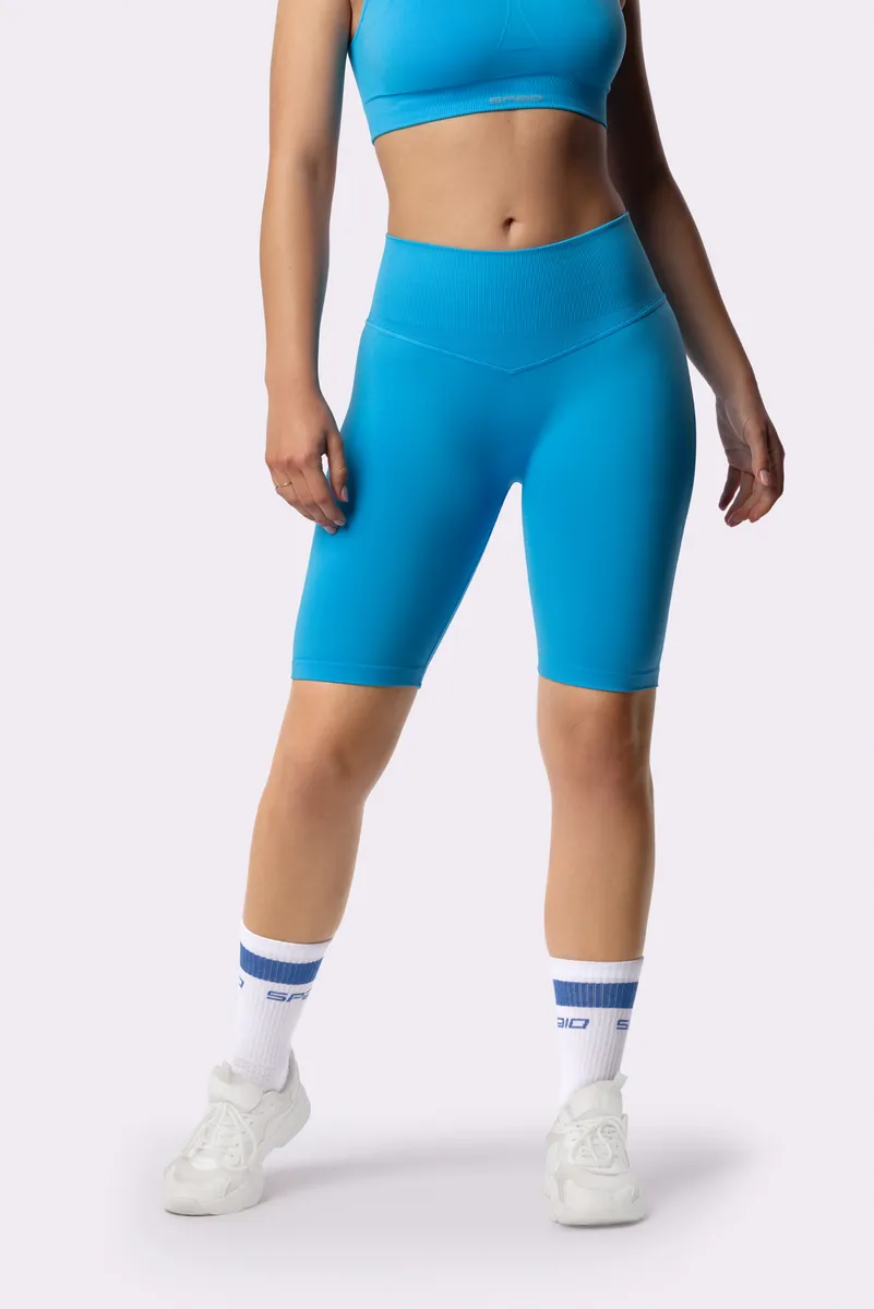 Spaio SPAIO ADAPT BIKER SHORTS ATOMIC BLUE Vendita