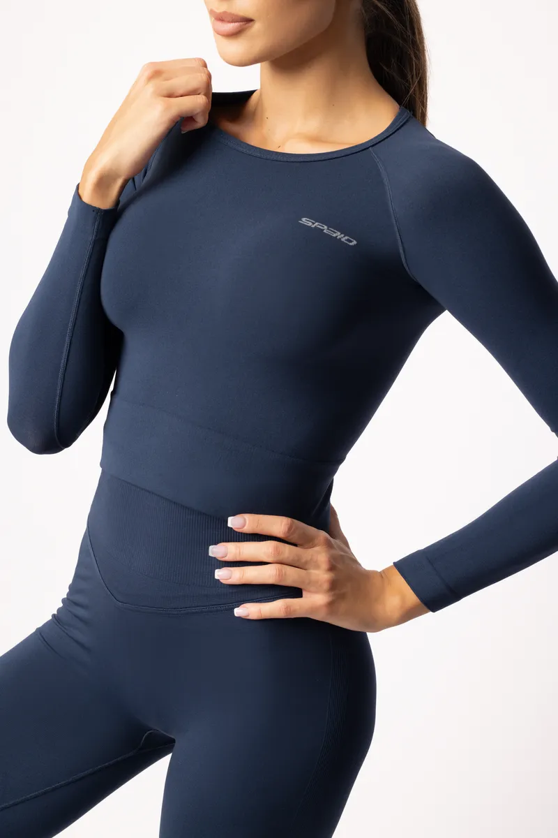 Spaio SPAIO RASHGUARD ADAPT MANICA LUNGA NAVY BLUE Sottocosto