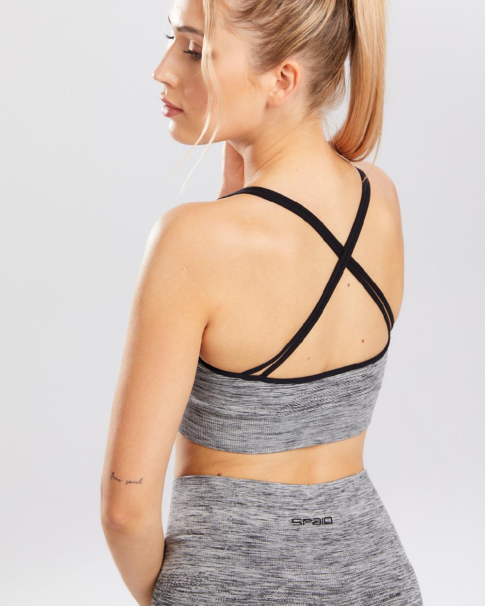 Spaio SPAIO REGGISENO SPORTIVO MELANGE GREY I Più Venduti
