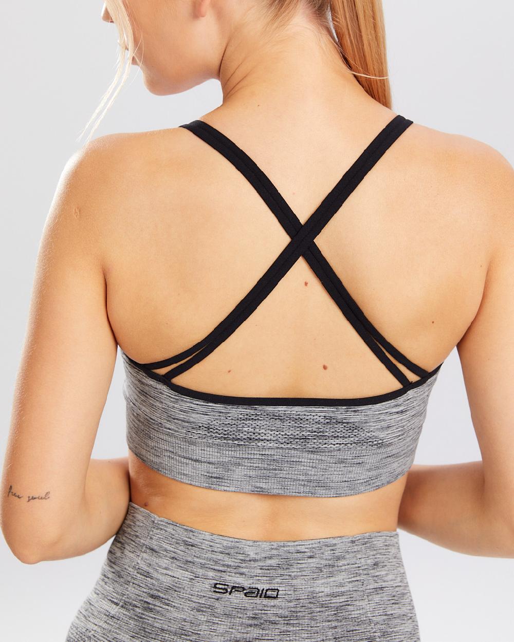 Spaio SPAIO REGGISENO SPORTIVO MELANGE GREY I Più Venduti