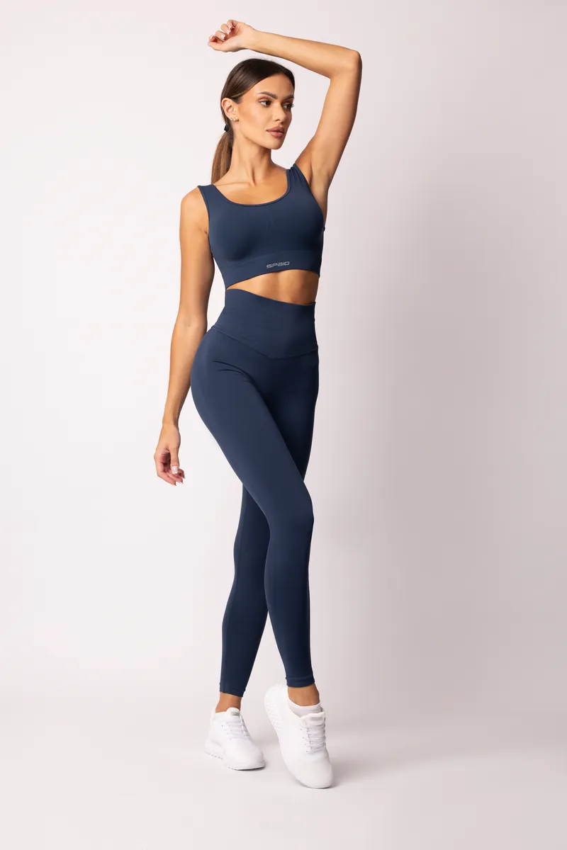 Spaio SPAIO REGGISENO SPORTIVO ADAPT NAVY BLUE Nuova