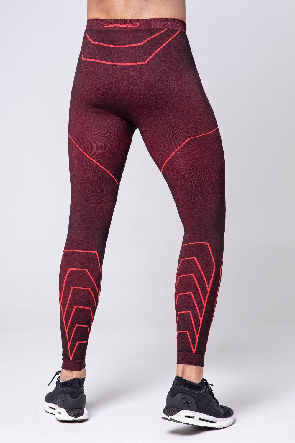 Spaio LEGGINGS DA UOMO RAPID BLACK/RED Affare Del Giorno