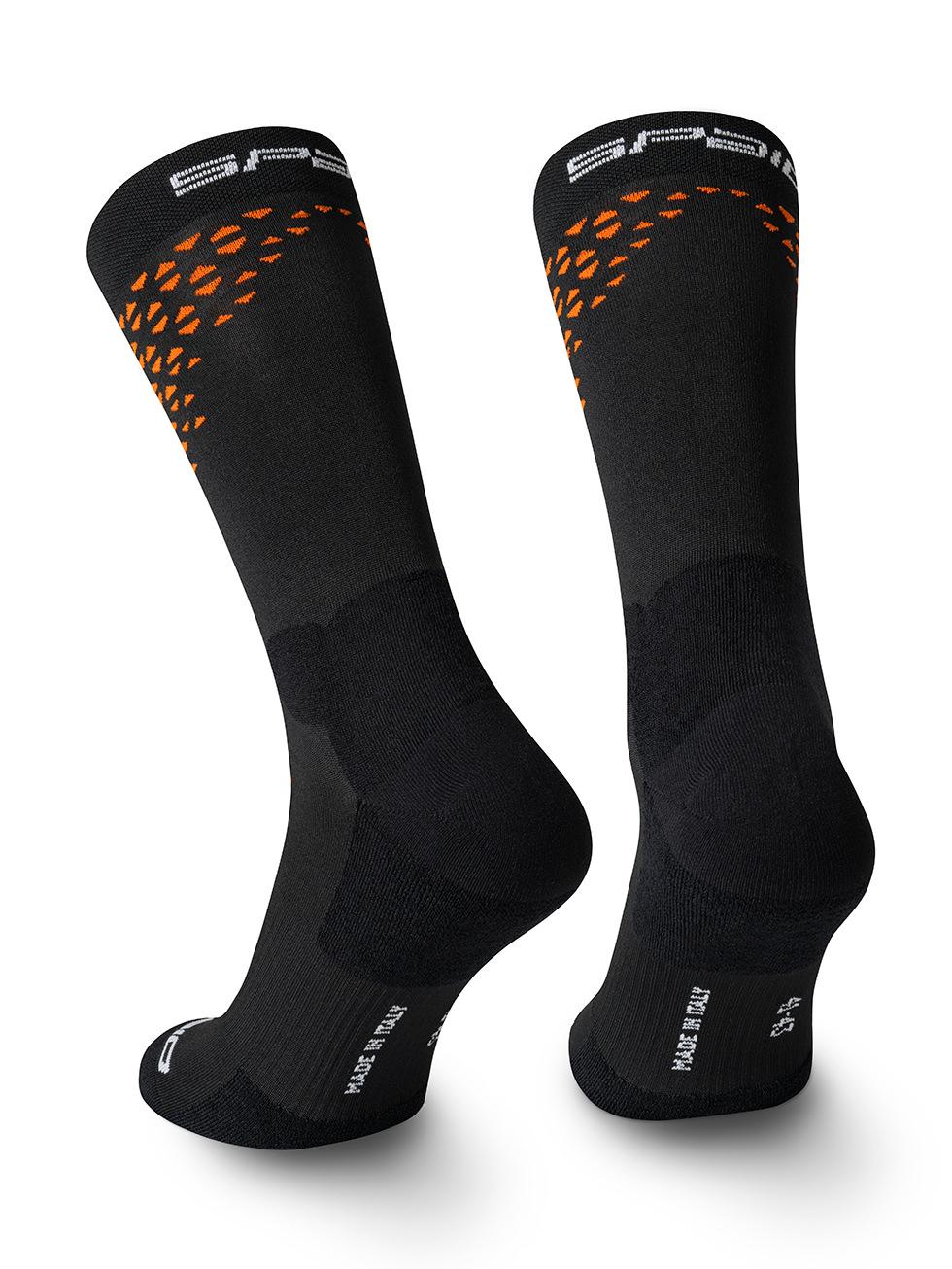 Spaio SPAIO CALZINI DA TREKKING TREKKING SOCKS FIERCE BLACK/ORANGE Pezzi Unici