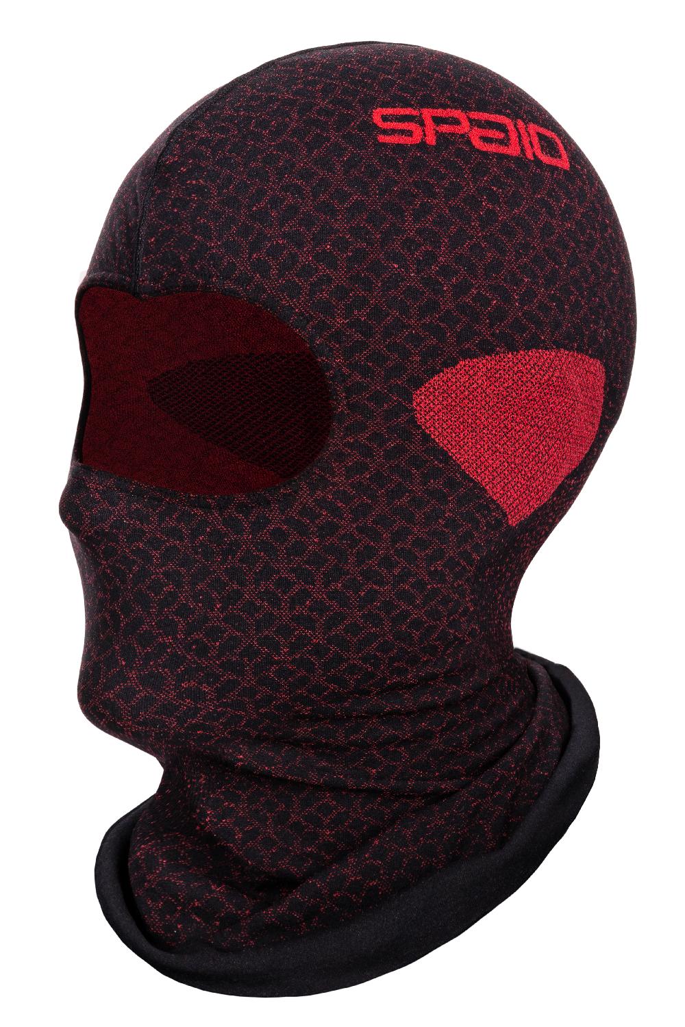 Spaio SPAIO PASSAMONTAGNA "ADRENALINE" NERO/ROSSO Online Outlet
