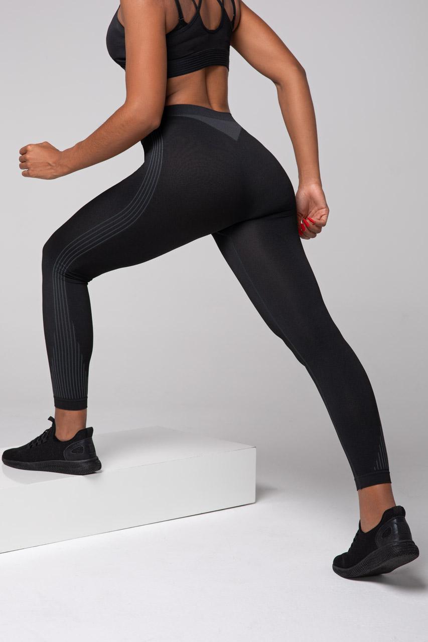 Spaio SPAIO LEGGINGS TERMOATTIVI POWERFUL NERO/GRIGIO Offerte giornaliere