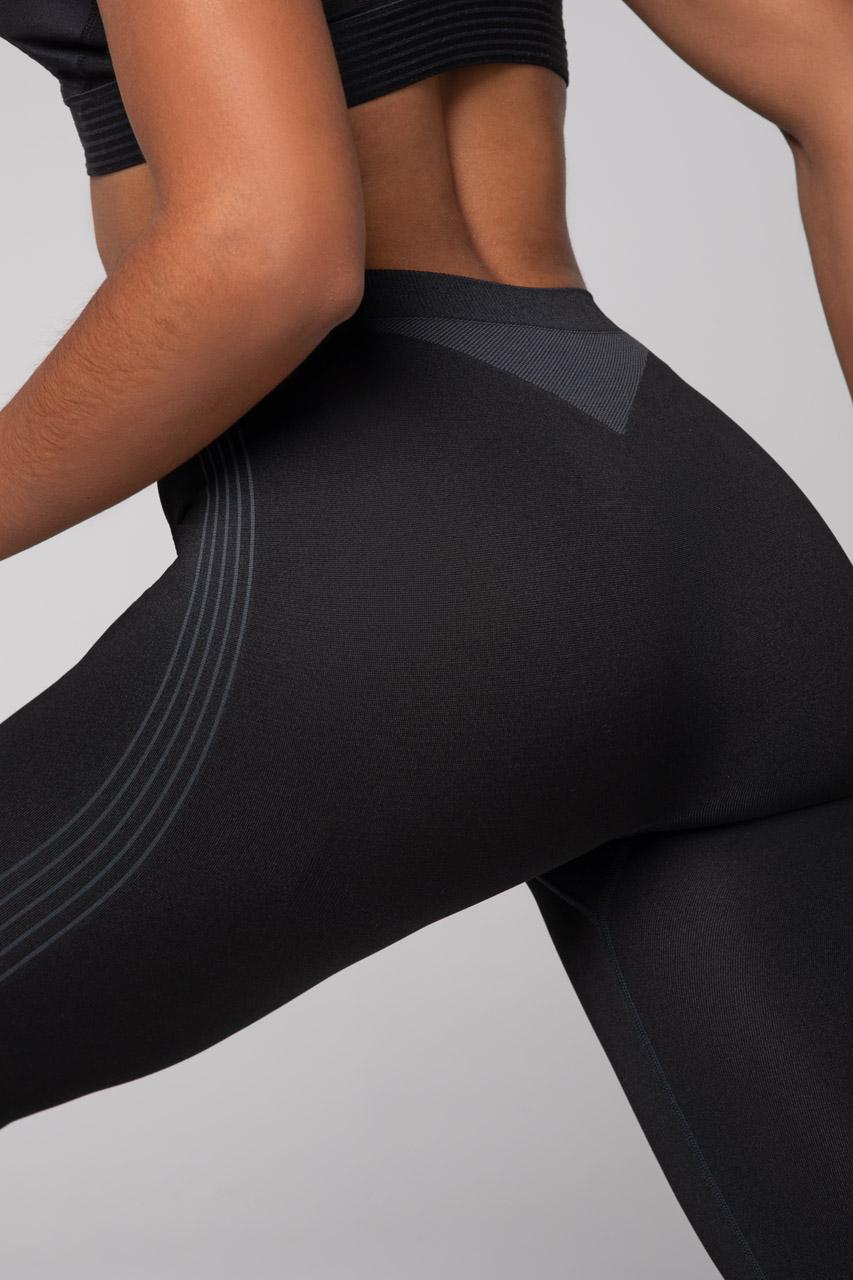 Spaio SPAIO LEGGINGS TERMOATTIVI POWERFUL NERO/GRIGIO Offerte giornaliere