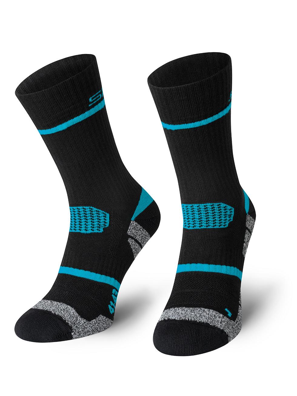 Spaio SPAIO CALZINI DA TREKKING TREKKING SOCKS ALPHA BLACK/BLUE Offerte speciali
