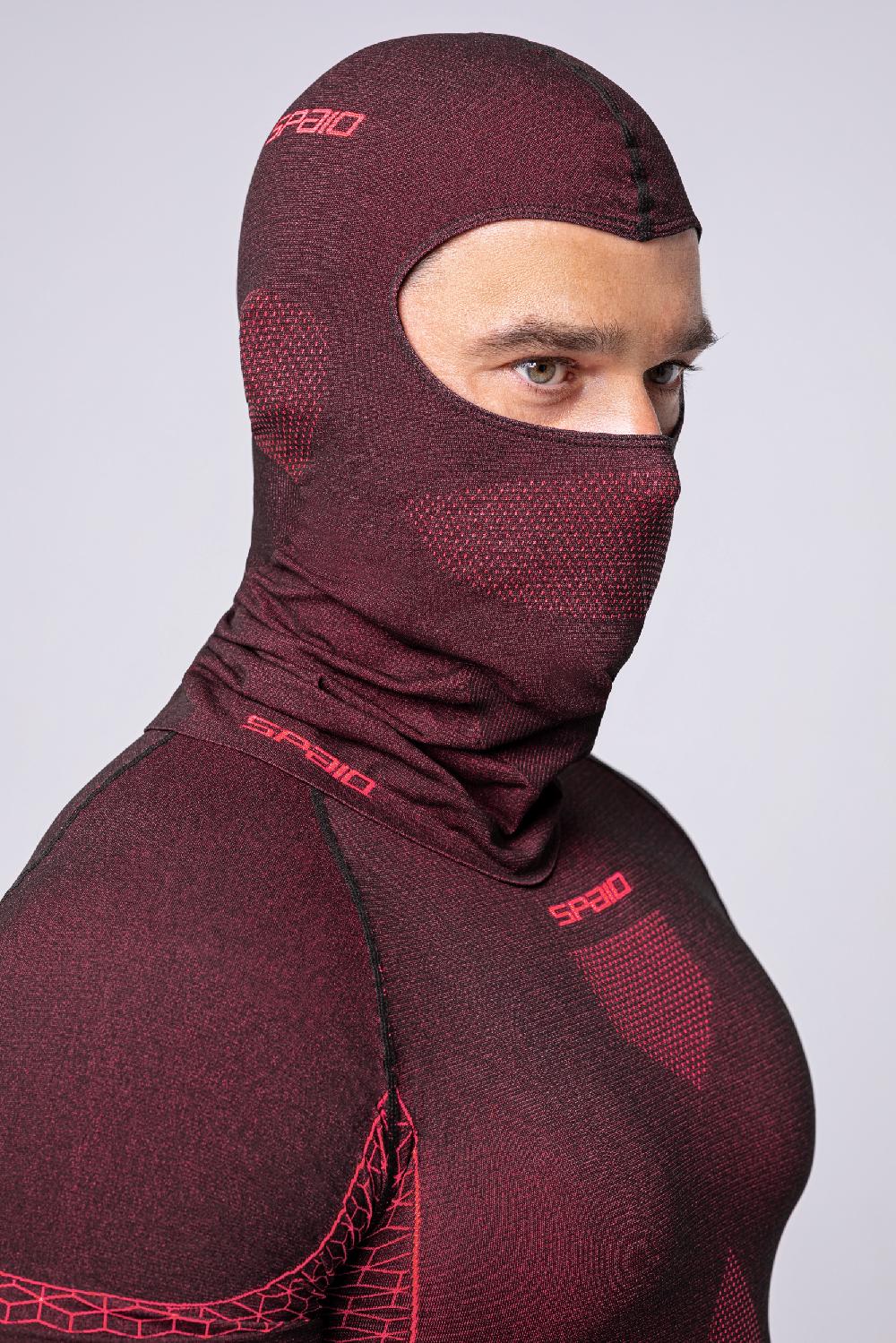 Spaio SPAIO PASSAMONTAGNA "RAPID" NERO/ROSSO Super Saving Price