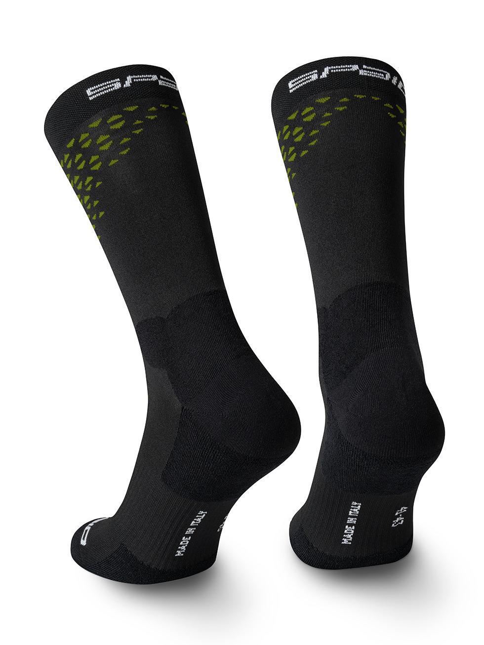 Spaio SPAIO CALZINI DA TREKKING TREKKING SOCKS FIERCE BLACK/GREEN In Vendita